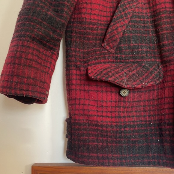 Vintage Eddie Bauer Plaid Wool Jacket USA - Picture 4 of 9